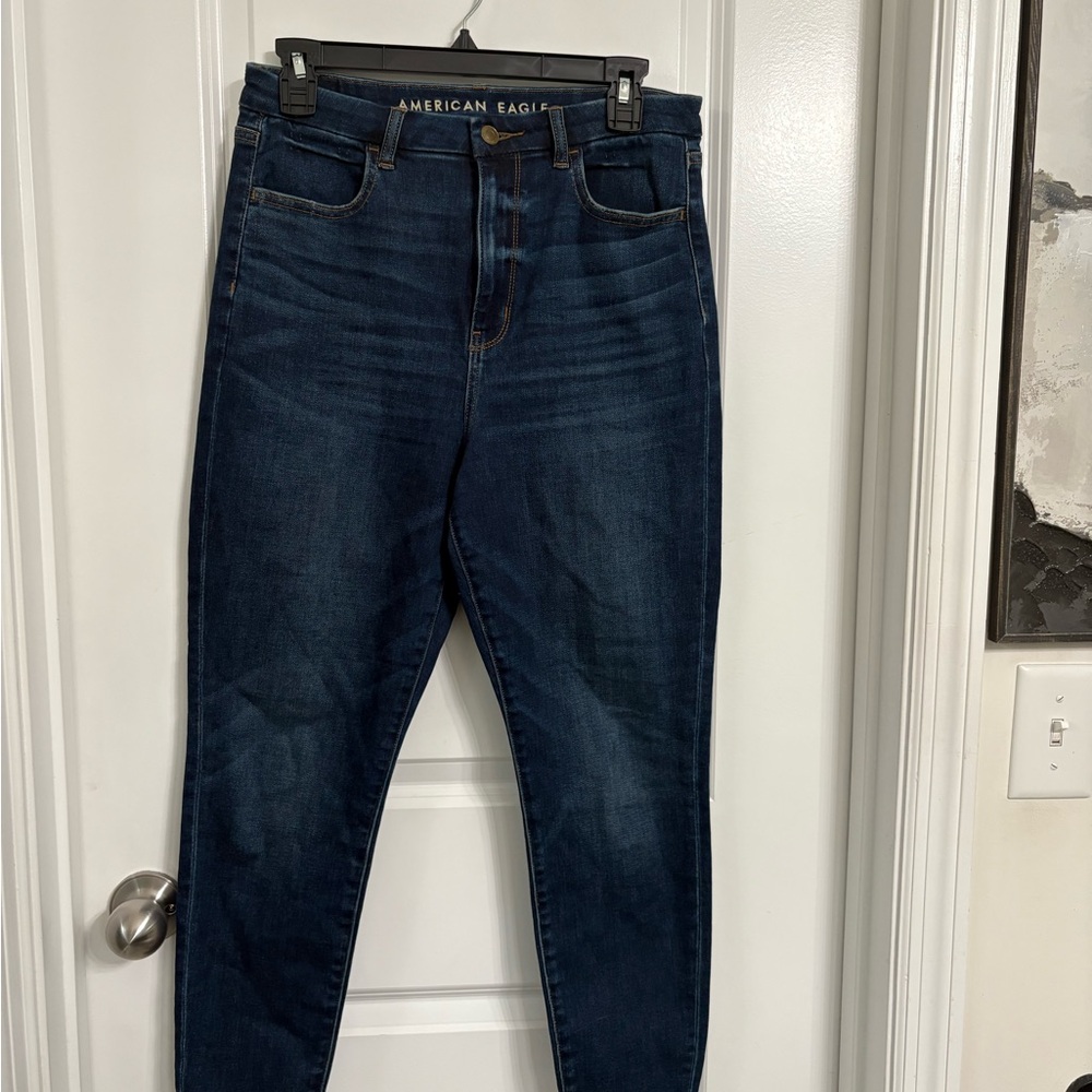 American Eagle Outfitters High Rise Blue Jeans
